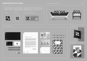 Projekt identyfikacji Akademickiego Centrum Designu, Szymon Golis, praca konkursowa, 2016